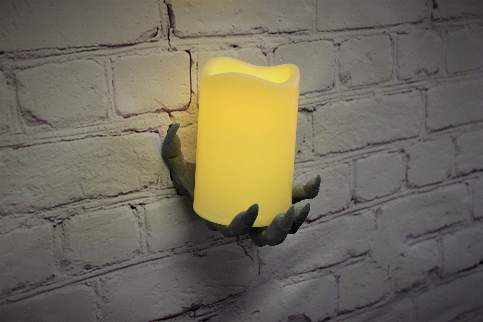 Wall Hand Candle Holder Creepy Decor Style E Etsy