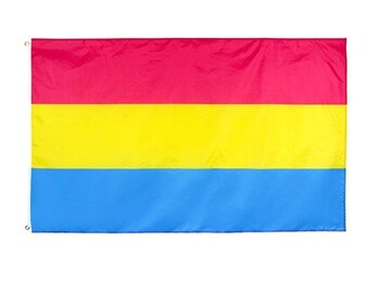 Hand Held Pansexual Pride Pan Pride Flag