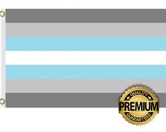 Demiboy Flag 5 x 3 FT Gay Pride LGBT Rainbow Demiboy Flag 5 x 3 FT Gay Pride LGBT Rainbow