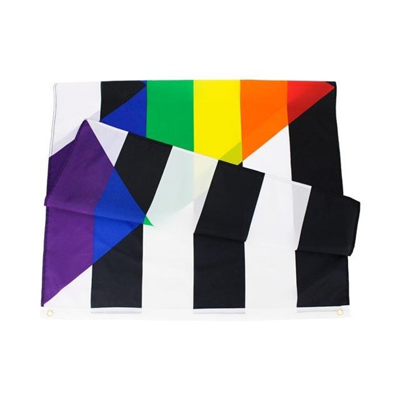 5ft x 3ft Straight Ally Pride Flag