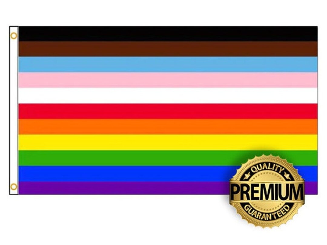 Queer Pride Flag Large Premium Quality LGBTQ Flag 5ft X 3ft Double ...