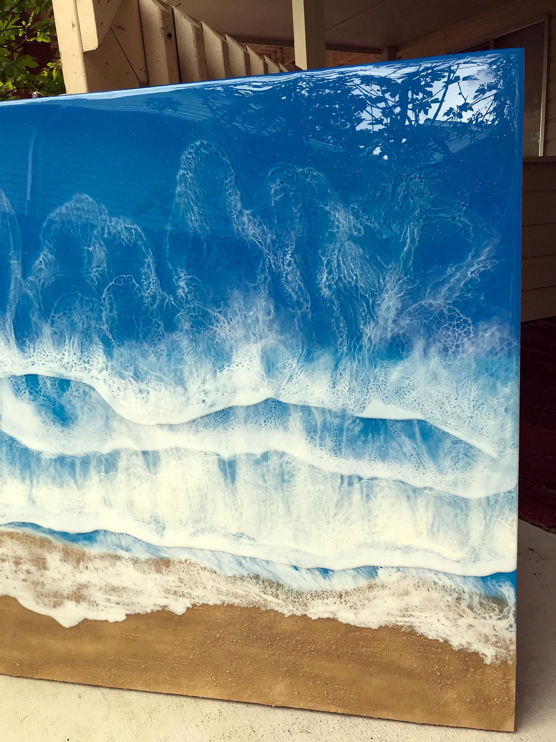 Resin Art wall decoration 39.5x 30 Etsy