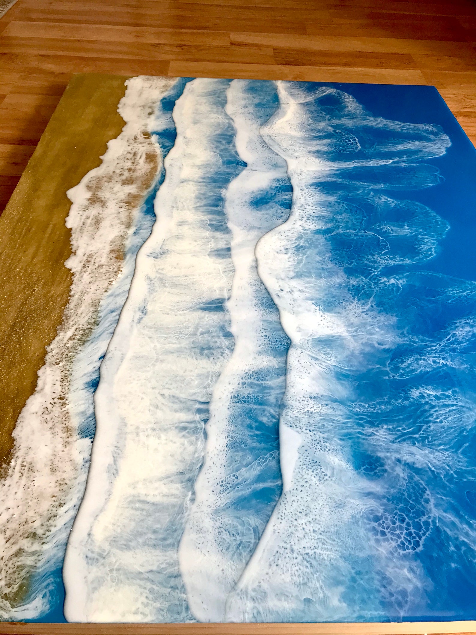 Resin Art wall decoration 39.5x 30 Etsy