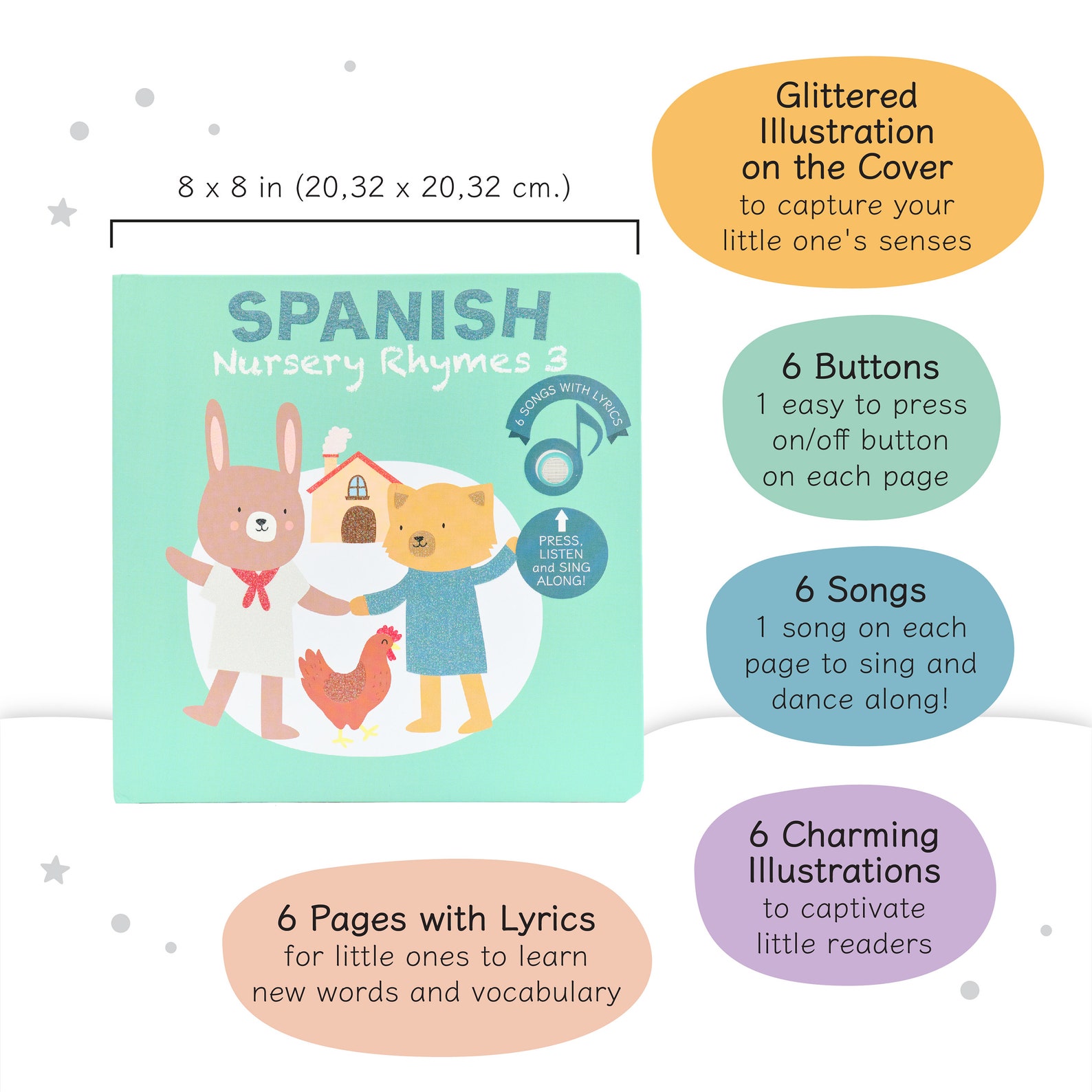 Spanish Nursery Rhymes 3 | Etsy