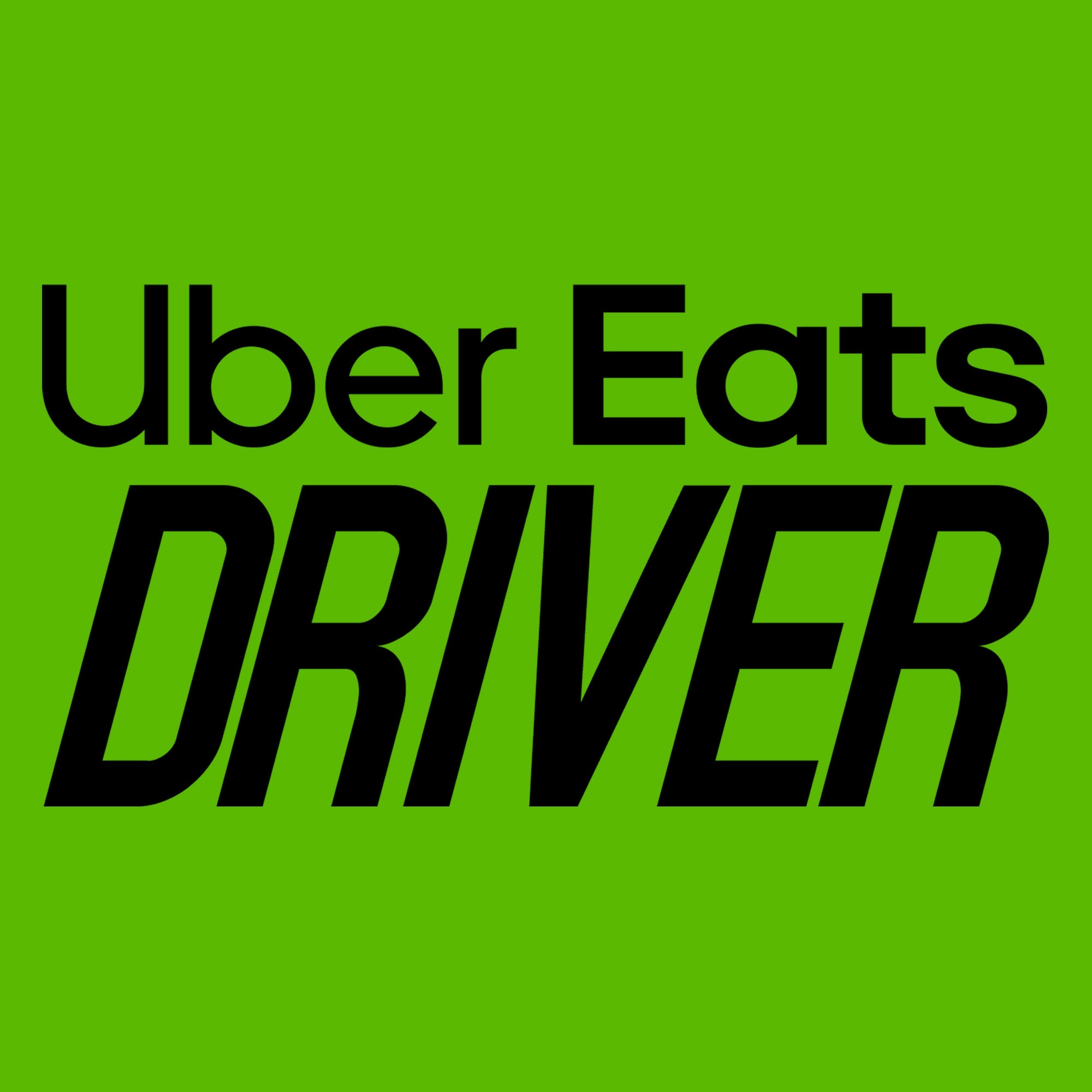 UBER EATS DRIVER // Vinyl Decal for Cars Etsy