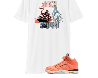 Keep Going T-shirt to Match Air Jordan Retro DJ Khaled Crimson