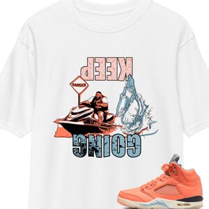 Keep Going T-Shirt passend zu Air Jordan 5 Retro DJ Khaled Crimson Bliss. Premium-Schwergewichts-T-Shirt für Herren. We The Best T-Shirt