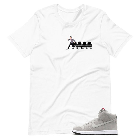 NearNorthClothingCo Pee Wee Dunks Short Sleeve Unisex T Shirt to Match Dunk Pee Wee Sneakers. Sneaker Matching Shirt SB Dunks