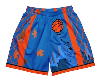 Knickerbocker Unisex mesh shorts, New York basketbalshorts