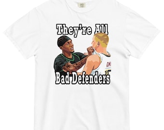 They're All Bad Defenders, Minnesota Basketball, Unisex garment-dyed heavyweight t-shirt