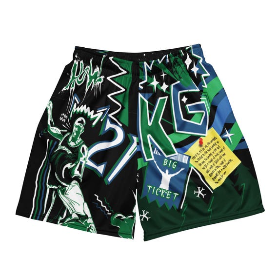 KG 21 Unisex Mesh Shorts Kevin Garnett Shorts Minnesota Basketball Shorts Retro Shorts Etsy Canada