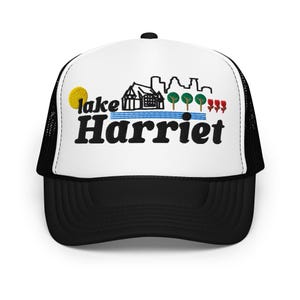 Lake Harriet Minneapolis Minnesota Schaumstoff Trucker-Hut, Minneapolis Geschenk, Minneapolis Hut, Lake Harriet Bandshell