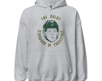 The Boldy Standard of Excellence Unisex Hoodie - Minnesota Hockey Hoodie, Hockey Shirt