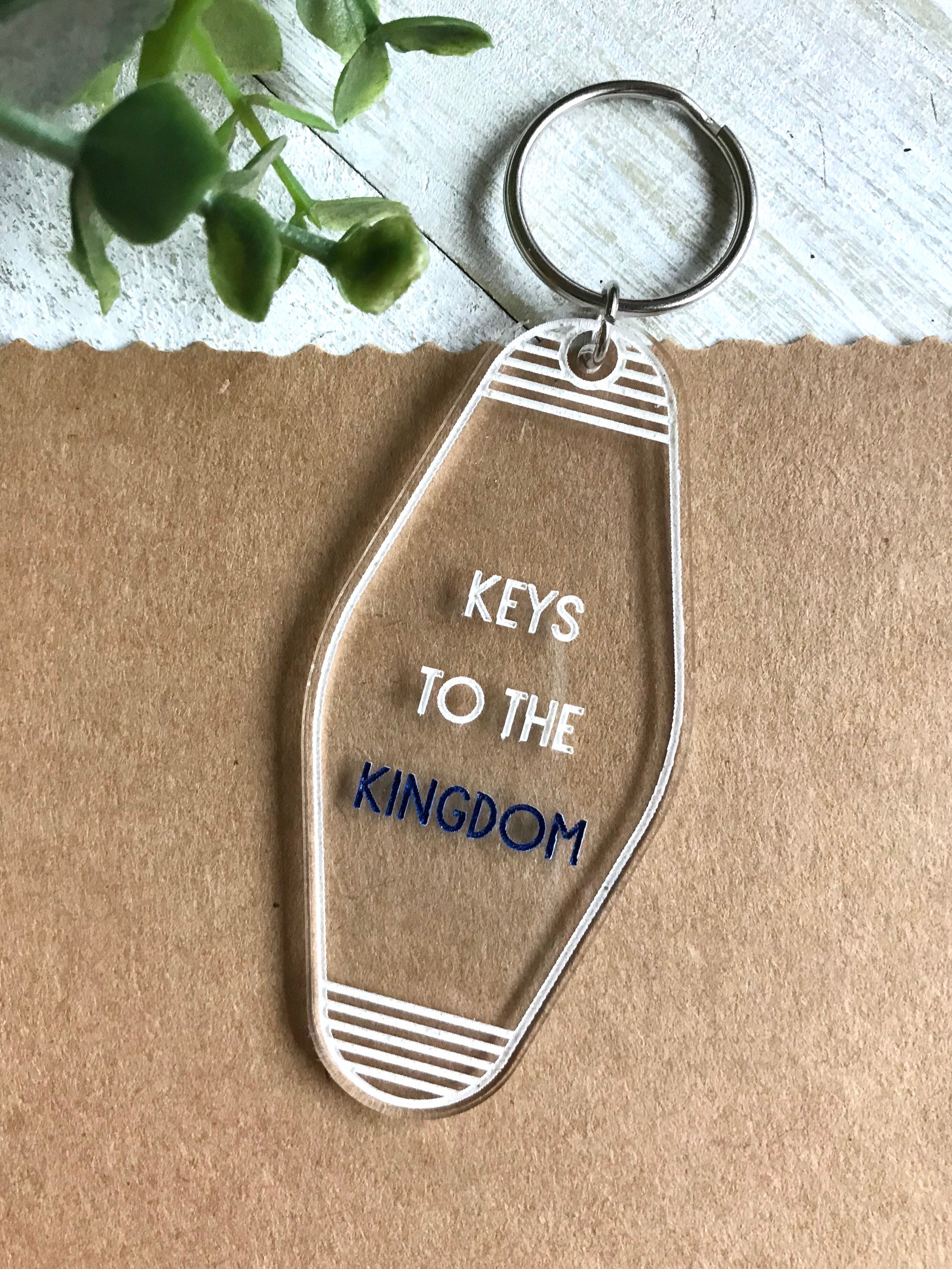 Hotel Key Tag-Motel Key Tag-Heaven Key Chain-Sayings Keychain | Etsy