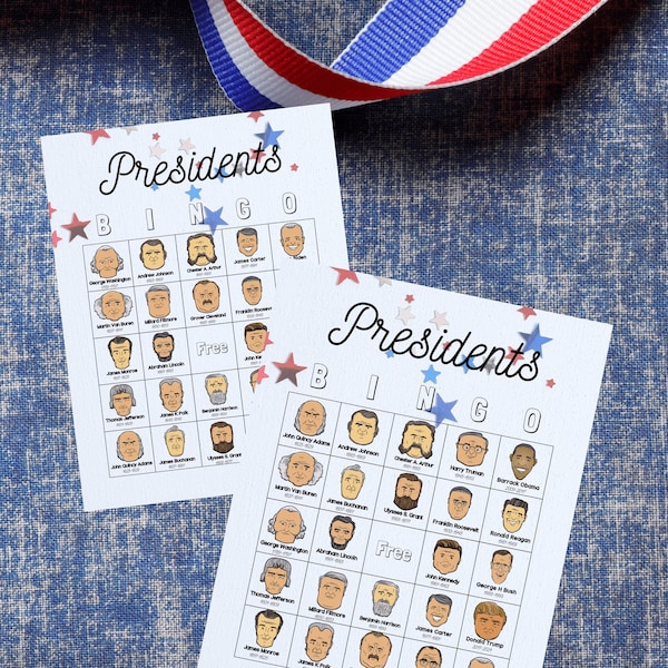 President Bingo Digital Print