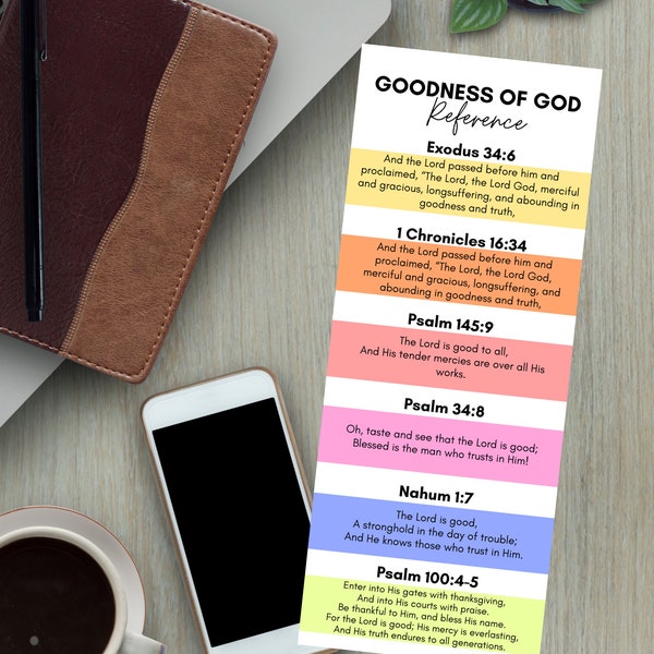 Goodness of God Verse bookmark, NKJV