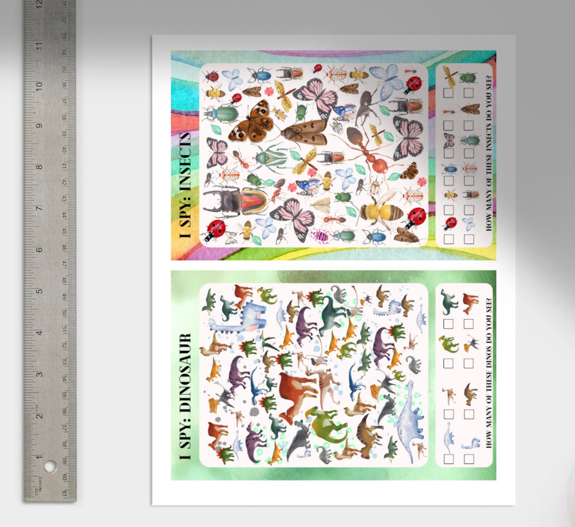 I SPY Kids Printable Download Etsy