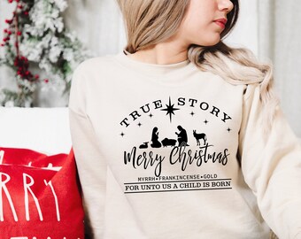 nativity sweatshirt