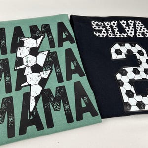 Comfort Colors® Soccer Mama Shirt, Custom Soccer Mom Shirt, Soccer Game Day Mom Shirt, Mothers day shirt, Soccer fan shirt, Sport Mama image 4
