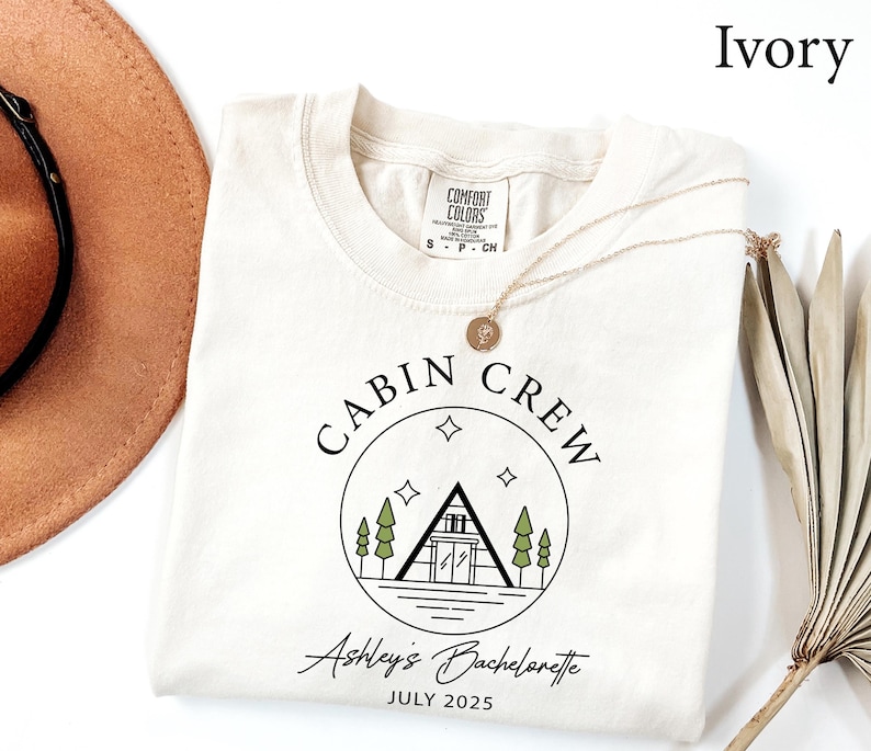 Comfort Colors, Cabin Crew Shirts, Bachelorette Party Shirt, Custom Family Vacation Shirt, Personalized Girls Trip, Birthday Trip gift Shirt image 2