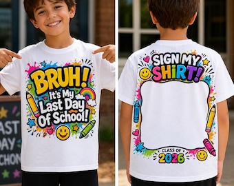 Comfort Colors® Last Day Of School Sign Shirt, Class of 2026 Graduation Tee, Kindergarten Graduate, Student graduation vibes, School’s Out