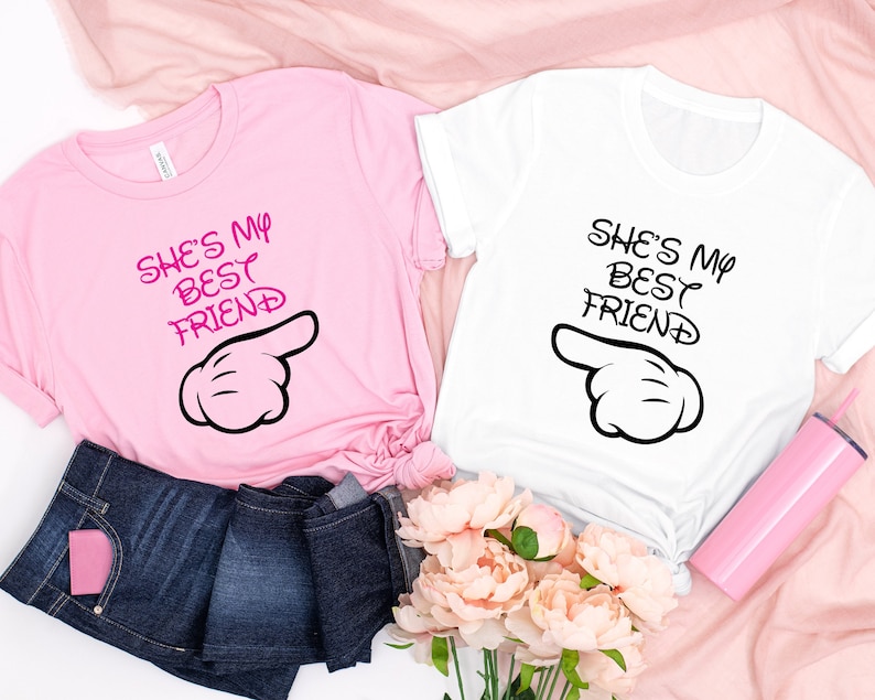 She's My Best Friend shirt Besties gift Tshirt Friends Etsy