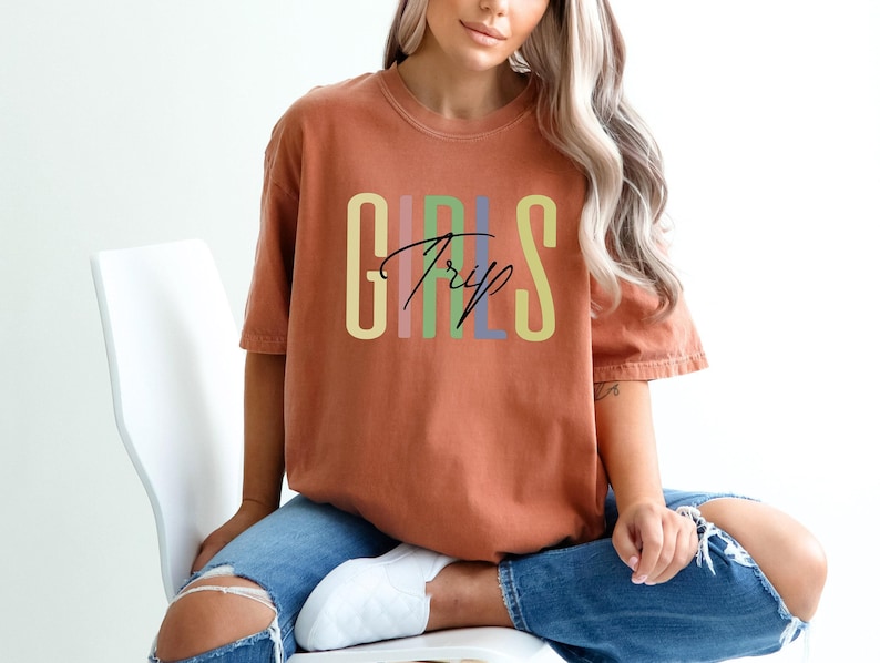 Comfort Colors Girls Trip Shirt, Girls Night Out Shirt , Custom Girls Trip Shirt, Personalized Girls Trip Shirt, Girls Weekend, Besties trip bild 5
