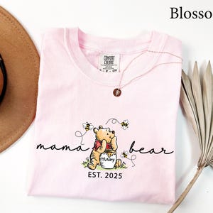 Comfort Colors® Mama Bear Shirt, Mama Shirt, Mothers Day gift, New Mama gift, Funny Mom gift, Baby shower gift, Pregnancy Announcement Shirt image 4