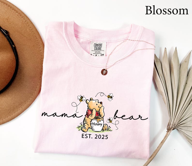 Comfort Colors® Mama Bear Shirt, Mama Shirt, Mothers Day gift, New Mama gift, Funny Mom gift, Baby shower gift, Pregnancy Announcement Shirt image 4