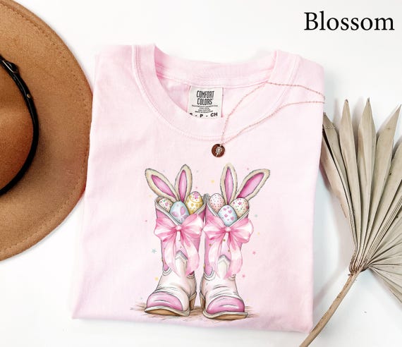 Comfort Colors® Howdy Easter Shirt, Funny Western Easter Shirt, Happy Easter Shirt, Cowgirls Easter Shirt, Cute Boots Easter Coquette Shirt