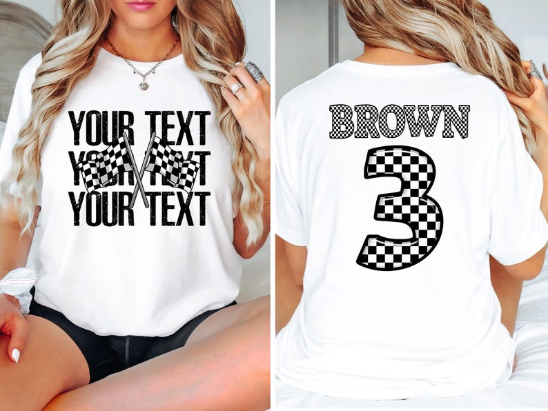 Comfort Colors® Race Day Shirt, Racing Shirt, Custom Race Shirt, Race Lover Shirt, Race Season Shirt, Gifts for Racing Wife, Motocross Shirt Bild 6