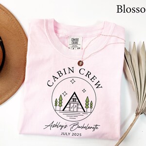 Comfort Colors, Cabin Crew Shirts, Bachelorette Party Shirt, Custom Family Vacation Shirt, Personalized Girls Trip, Birthday Trip gift Shirt image 7