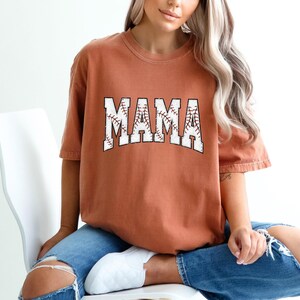 Comfort Colors® Baseball Mama Shirt, Mothers day Gift For Baseball Mom, Gift For Baseball Lover Mom Shirt, Mothers Day Shirt,Baseball Season image 3