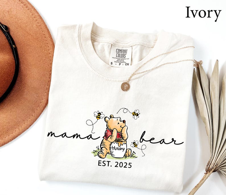 Comfort Colors® Mama Bear Shirt, Mama Shirt, Mothers Day gift, New Mama gift, Funny Mom gift, Baby shower gift, Pregnancy Announcement Shirt image 11