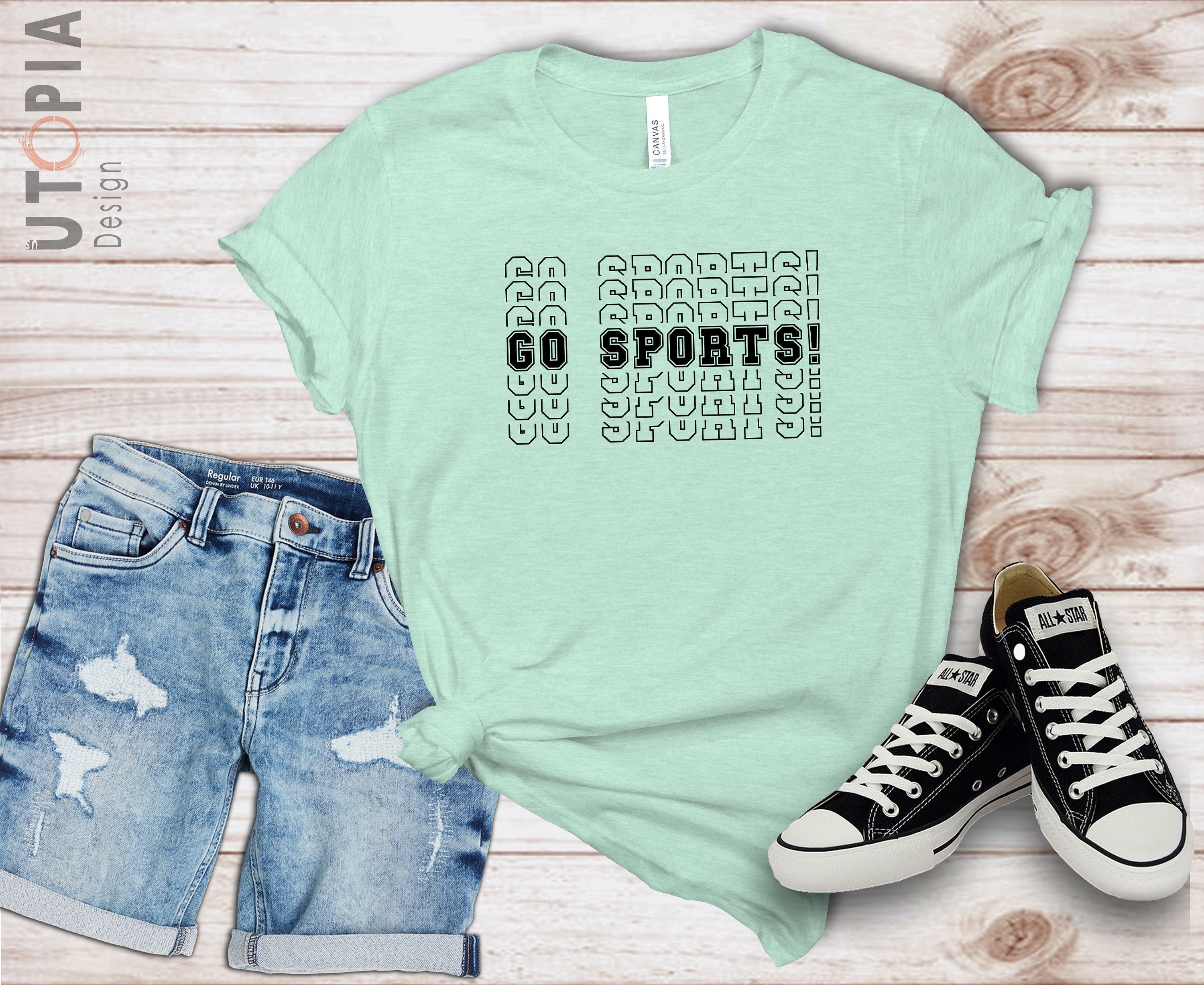 Go Sports Tshirt Go Sports Shirt Go Sports Team Shirt Etsy