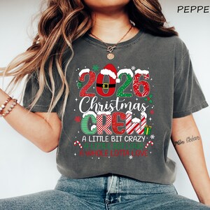 Comfort Colors® 2026 Christmas Crew Shirt, Family Christmas Shirt, Christmas Group Gift, Christmas Sweater, Christmas Eve Shirt, Holiday Tee