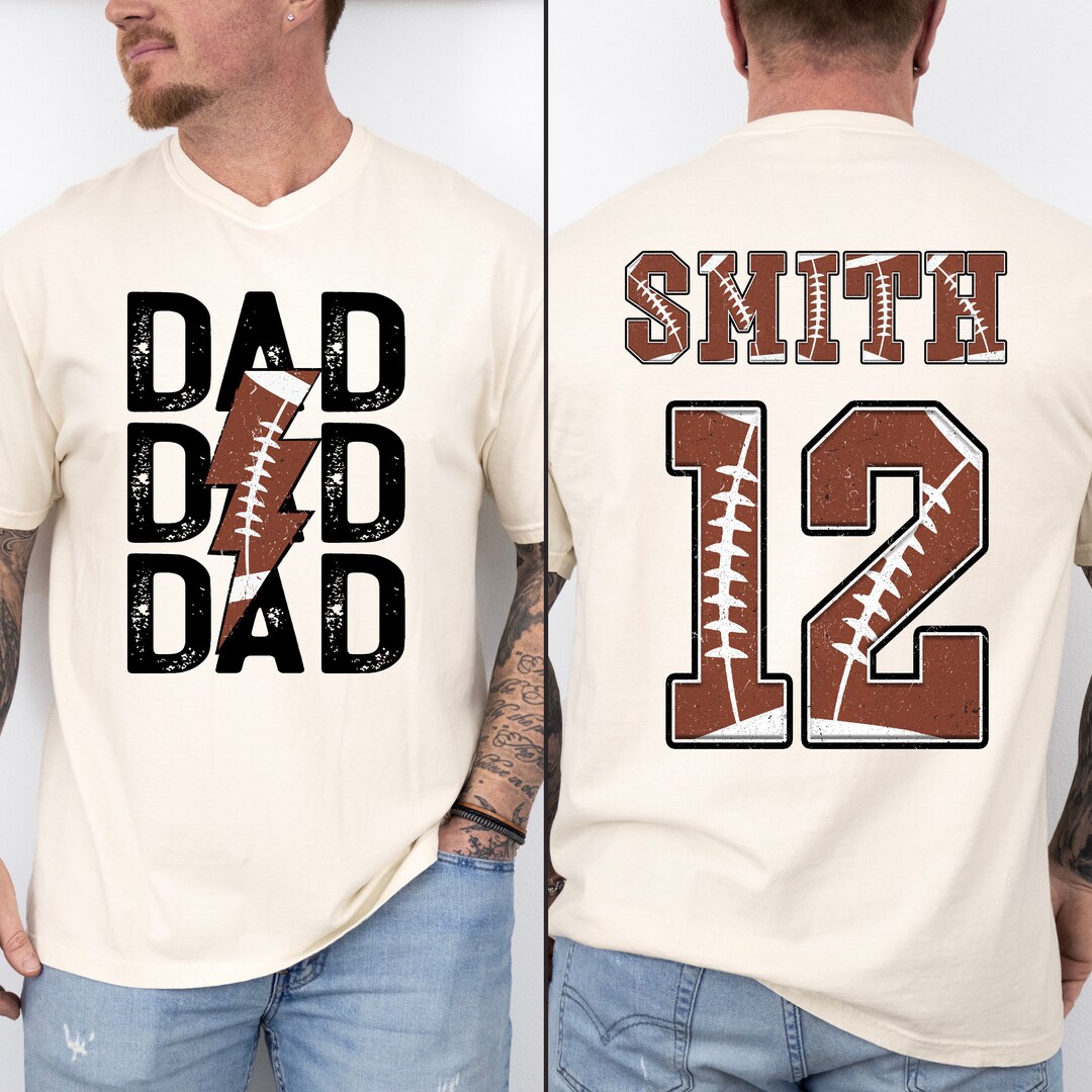 Dad - Arched Varsity - Comfort Colors Tee main image 1