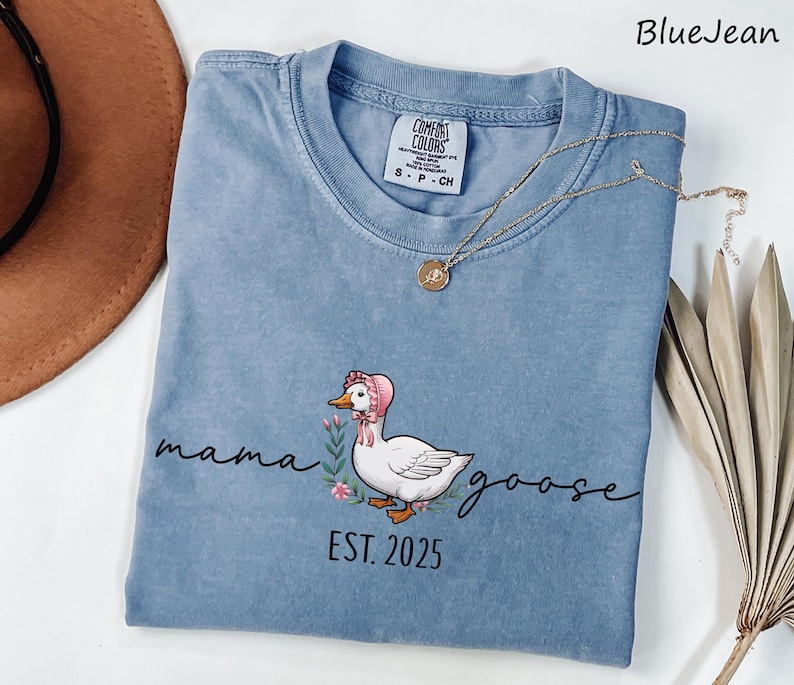 Comfort Colors® Mama Goose Shirt, Funny Mama Shirt, Mothers Day gift, New Mama gift, Funny Mom gift, Goose Mama Shirt, Mama Gift Shirt bild 8