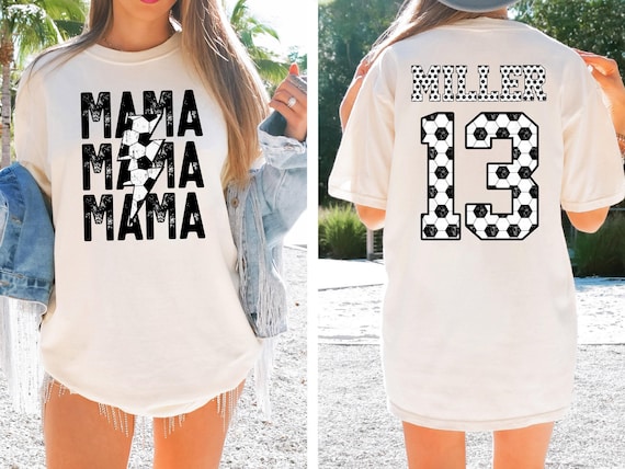 Comfort Colors® Soccer Mama Shirt, Custom Soccer Mom Shirt, Soccer Game Day Mom Shirt, Mothers day shirt, Soccer fan shirt, Sport Mama