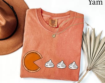 Comfort Colors® Pumpkin Pie Shirt, Fall Shirt, Thanksgiving Gift, Thanksgiving Shirt, Thanksgiving Dinner, Funny Fall shirt, Pumpkin shirt