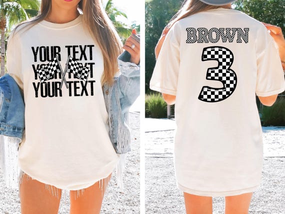 Comfort Colors® Race Day Shirt, Racing Shirt, Custom Race Shirt, Race Lover Shirt, Race Season Shirt, Gifts for Racing Wife, Motocross Shirt