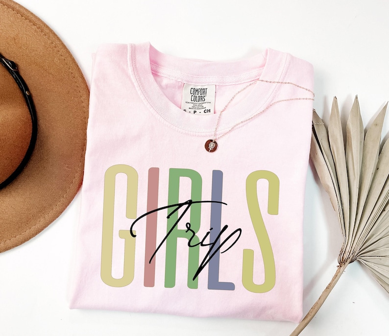 Comfort Colors Girls Trip Shirt, Girls Night Out Shirt , Custom Girls Trip Shirt, Personalized Girls Trip Shirt, Girls Weekend, Besties trip bild 3