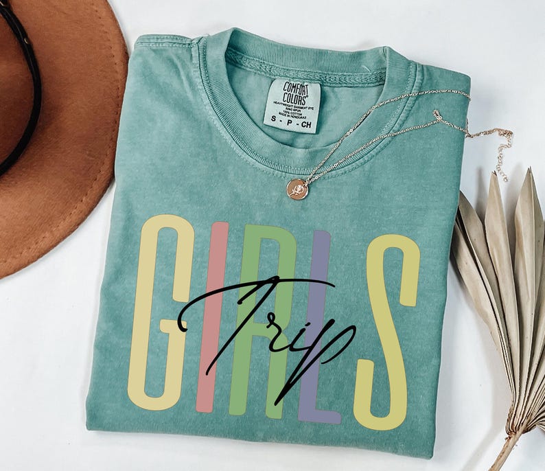 Comfort Colors Girls Trip Shirt, Girls Night Out Shirt , Custom Girls Trip Shirt, Personalized Girls Trip Shirt, Girls Weekend, Besties trip bild 2