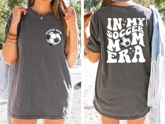 Comfort Colors® Soccer Mom Shirt, In My Soccer Mom Era Shirt, Soccer Game Day Mom Shirt, Mothers day gift, Soccer fan shirt, Sport Mama gift