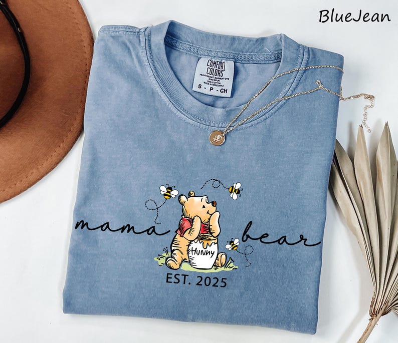 Comfort Colors® Mama Bear Shirt, Mama Shirt, Mothers Day gift, New Mama gift, Funny Mom gift, Baby shower gift, Pregnancy Announcement Shirt image 12