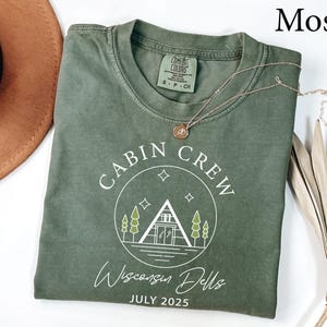 Comfort Colors, Cabin Crew Shirts, Bachelorette Party Shirt, Custom Family Vacation Shirt, Personalized Girls Trip, Birthday Trip gift Shirt image 3