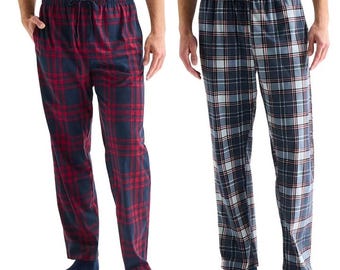 Christmas Pajama Pants, Custom Adult Christmas with pocket Pajamas, Buffalo Plaid Pants, Red Pajamas, Blue Pjs, Family Christmas Pajamas