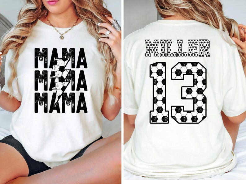 Comfort Colors® Soccer Mama Shirt, Custom Soccer Mom Shirt, Soccer Game Day Mom Shirt, Mothers day shirt, Soccer fan shirt, Sport Mama image 6