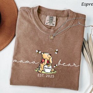 Comfort Colors® Mama Bear Shirt, Mama Shirt, Mothers Day gift, New Mama gift, Funny Mom gift, Baby shower gift, Pregnancy Announcement Shirt image 13