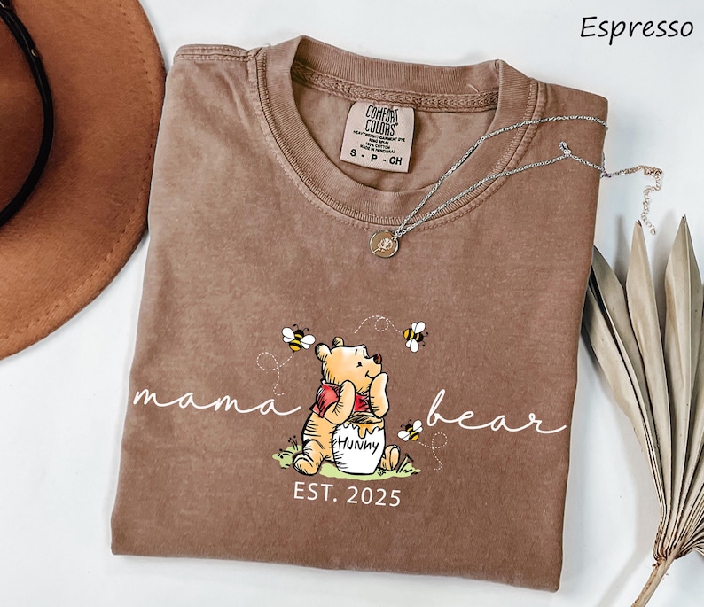 Comfort Colors® Mama Bear Shirt, Mama Shirt, Mothers Day gift, New Mama gift, Funny Mom gift, Baby shower gift, Pregnancy Announcement Shirt image 13
